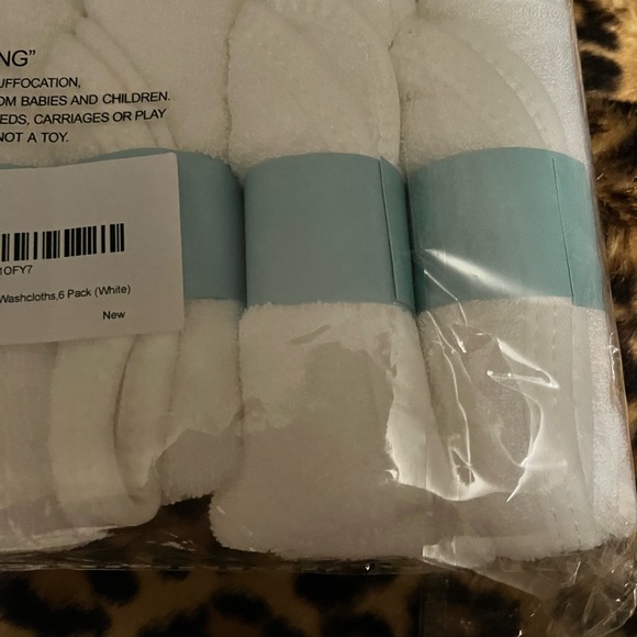 HIPHOP PANDA BAMBOO NWOT 2 LAYER WHITE SOFT BABY WASHCLOTHS - Picture 12 of 14